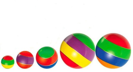 Купить Мячи резиновые (комплект из 5 мячей различного диаметра) в Бикине 